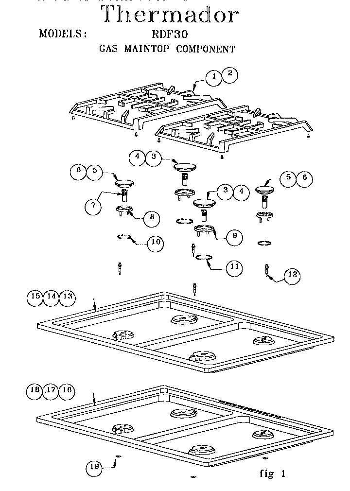 GAS MAINTOP COMPONENT