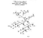 Thermador RDF30RS (9707 & UP) non-sequence manifold assembly diagram