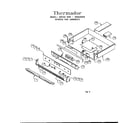 Thermador RDF30QW (9708 & UP) burner box assembly diagram