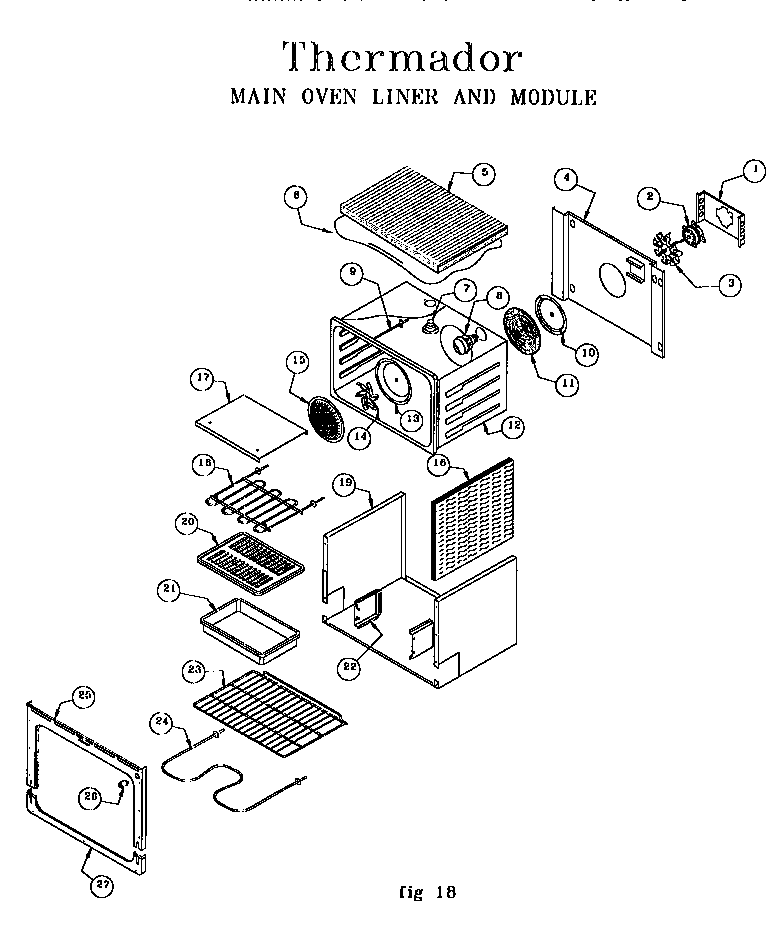 MAIN OVEN LINER AND MODULE