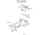 Thermador RDF30RS (9707 & UP) storage drawer and base diagram