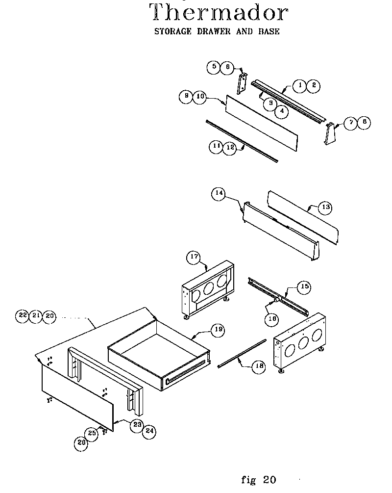 STORAGE DRAWER AND BASE