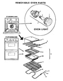Removable oven parts