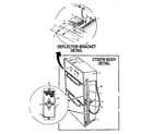 Thermador CT227N deflector bracket detail diagram