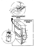Deflector bracket detail