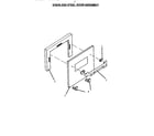 Thermador CT227N stainless steel door assembly diagram