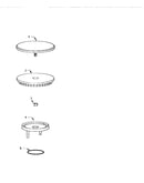 Burner head/base assembly detail