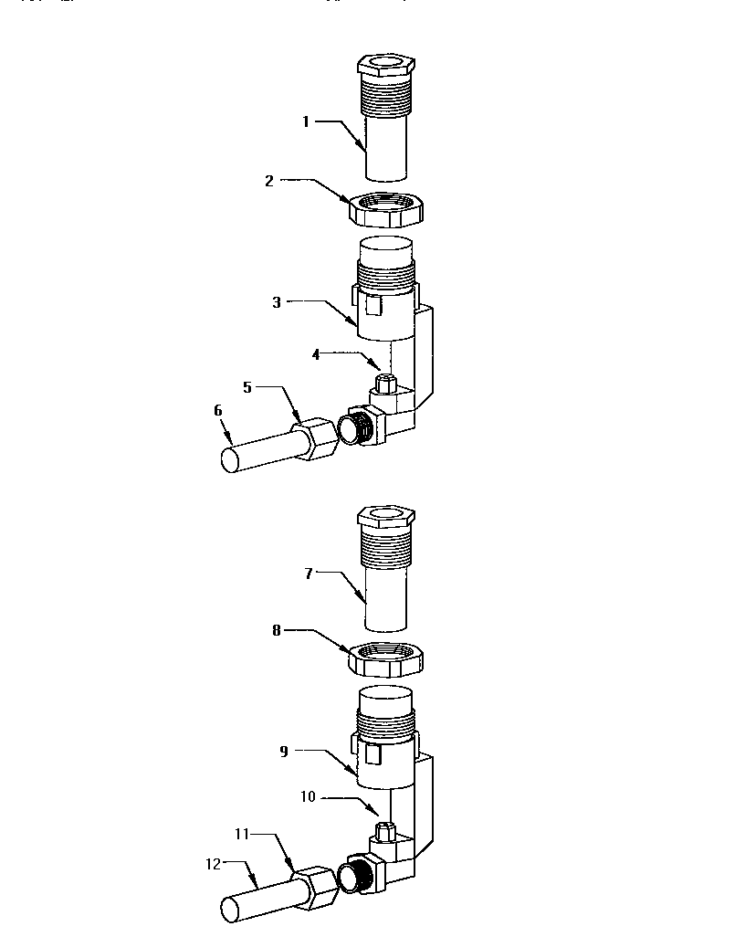 Jet holder assembly detail