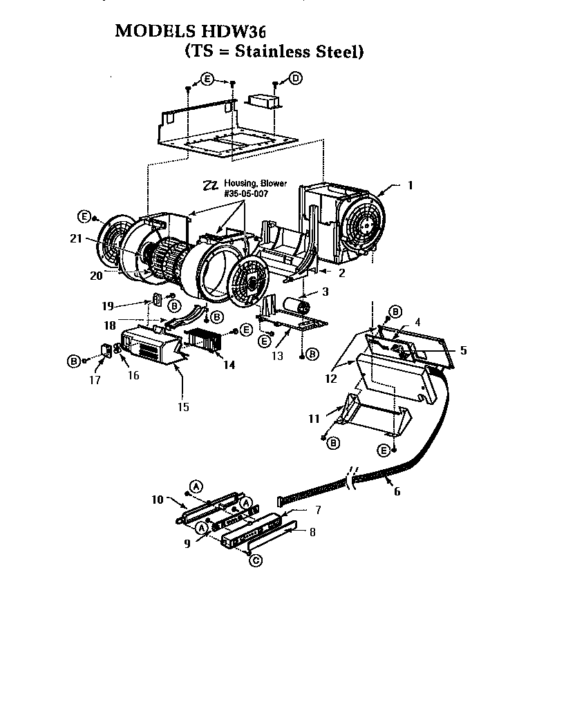 Parts diagram