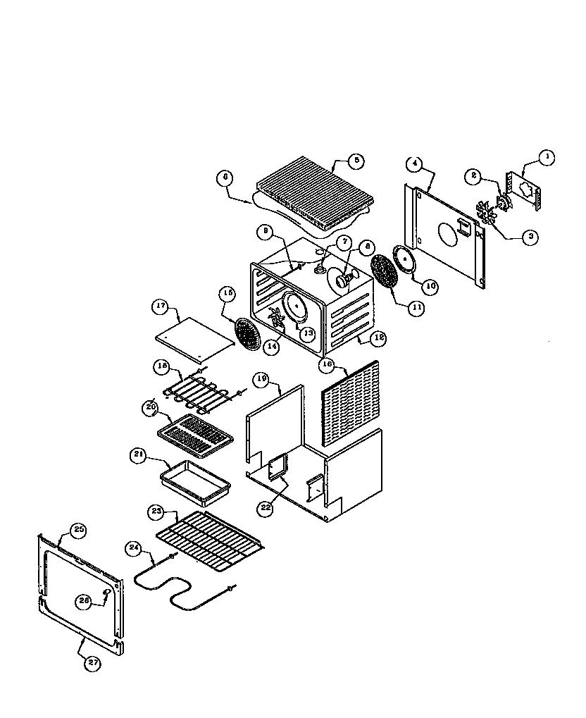 MAIN OVEN LINER AND MODULE