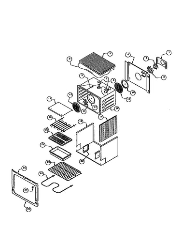 Main oven liner and module