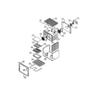 Thermador RDDS30V main oven liner and module diagram