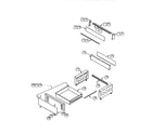 Thermador RDDS30V storage drawer and base diagram