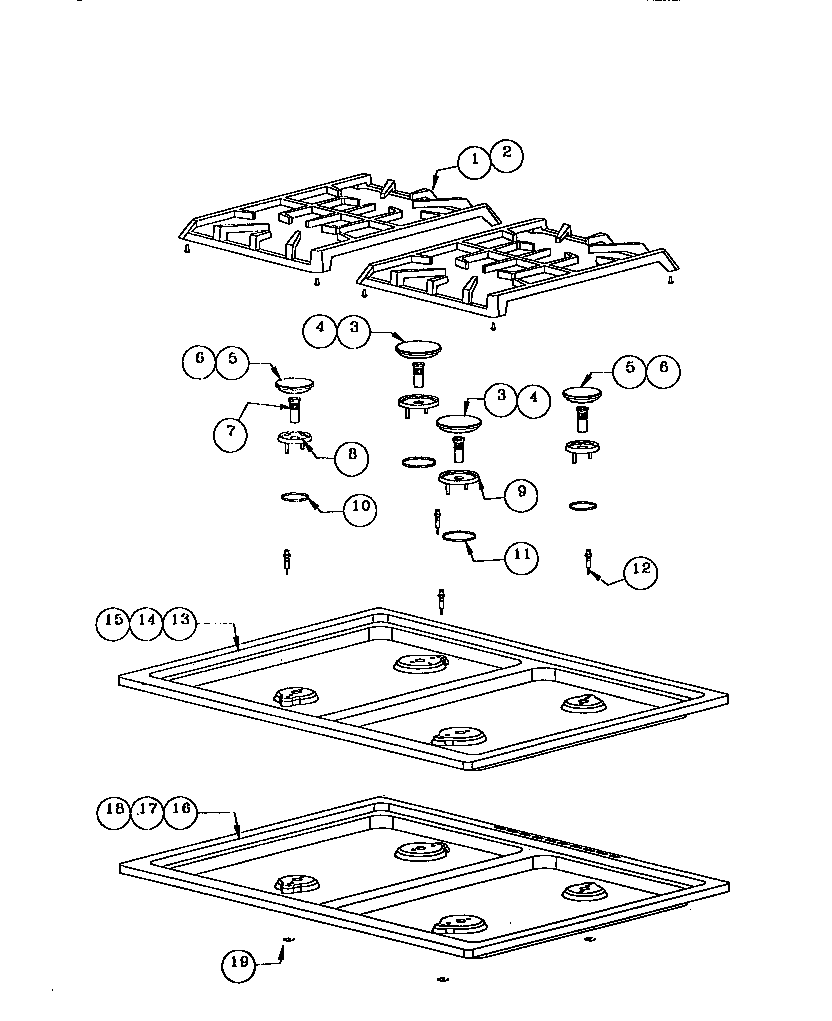 GAS MAINTOP COMPONENT