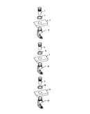 Jet holder assembly detail