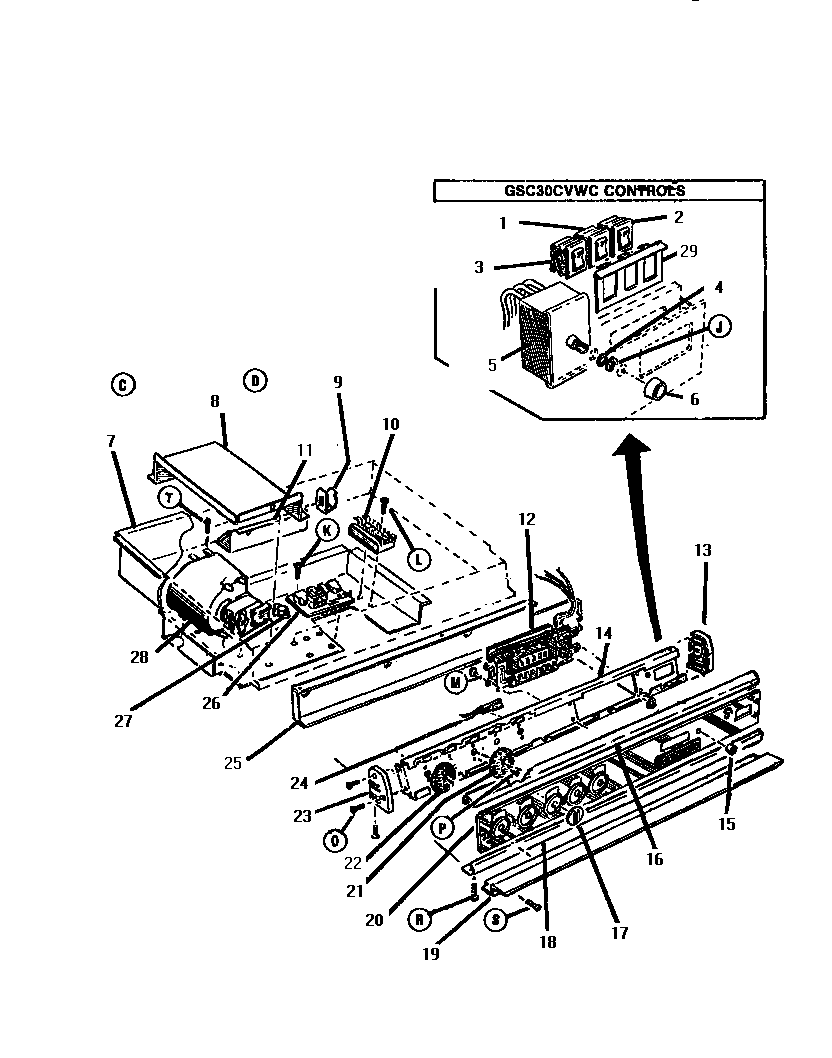 BURNER BOX AND CONTROL PANEL