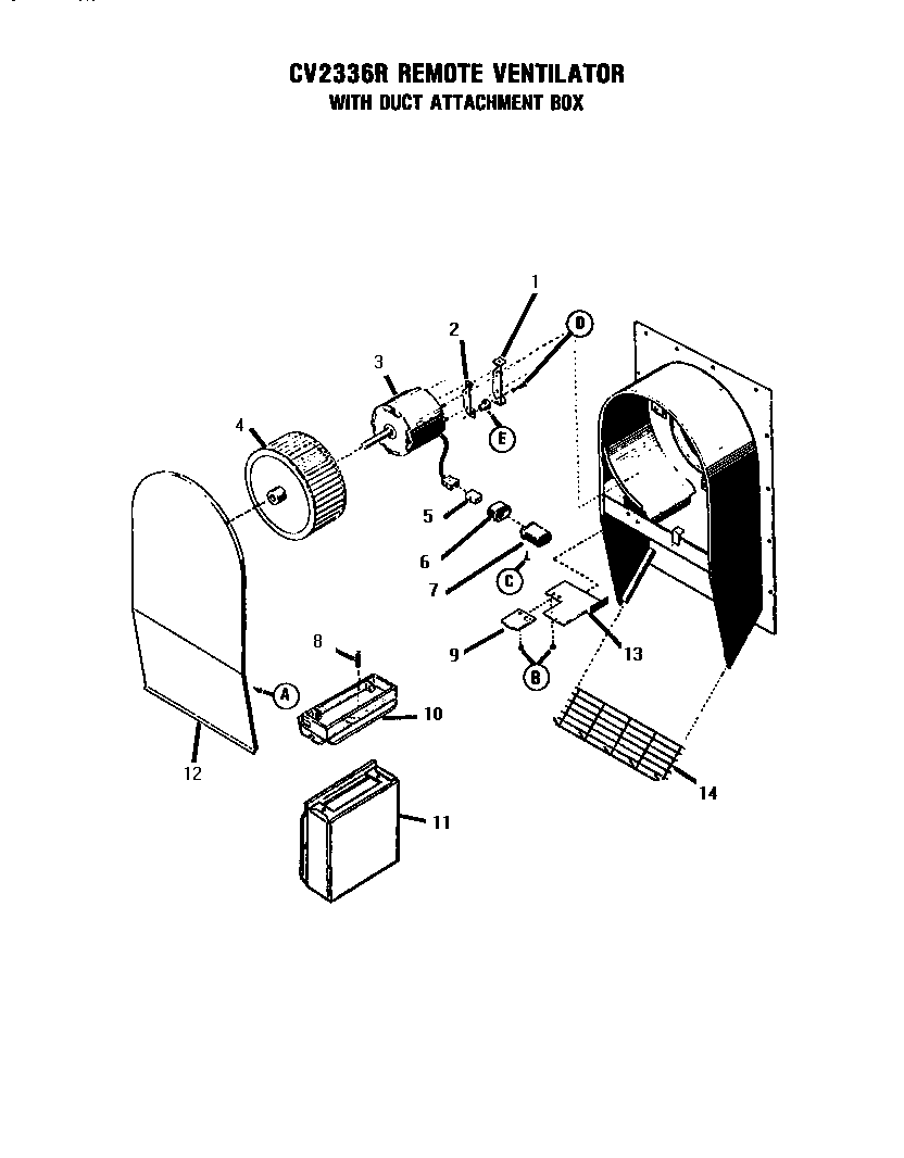 Remote ventilator