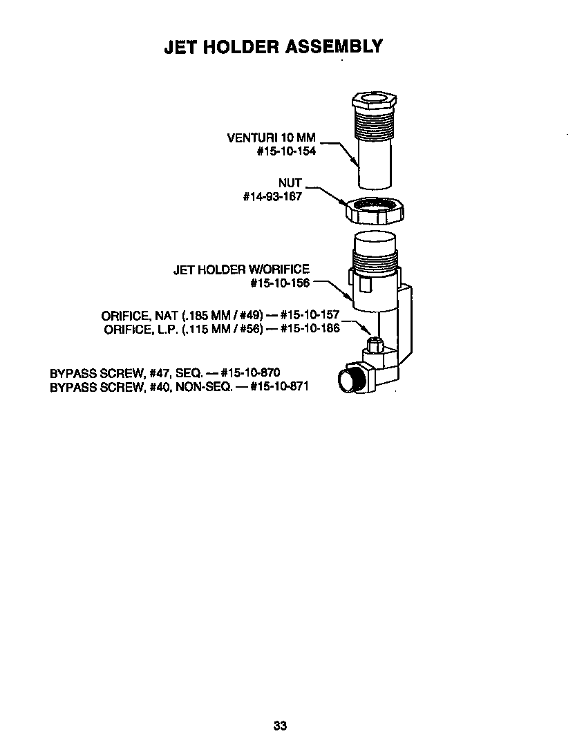 JET HOLDER ASY (GP24WKS)