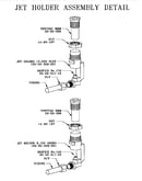 Jet holder assembly (sgc456rb) (sgc456rs) (sgc456rw)