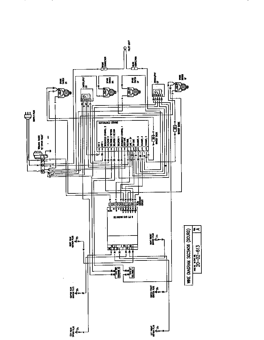 WIRE DIAGRAM (SGCS456RB) (SGCS456RS) (SGCS456RW)