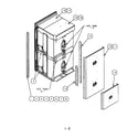Thermador SC302T back, side and trim diagram