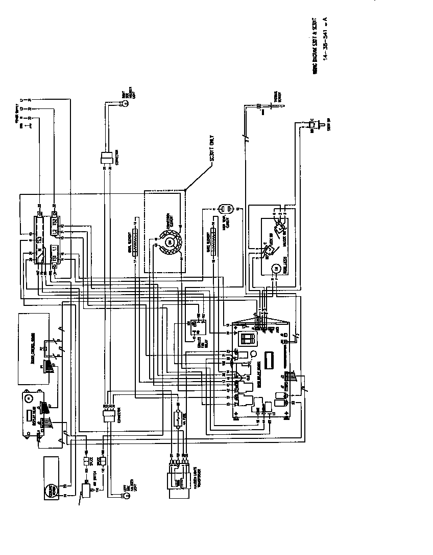 Wiring diagram, s301t and sc301t (s301t) (s302t) (sc301t) (sc302t) (scd302t)