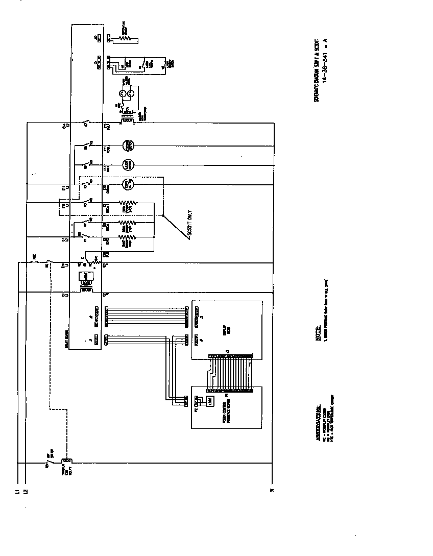 SCHEMATIC DIAGRAM, S301T AND SC301T (S301T) (S302T) (SC301T) (SC302T) (SCD302T)