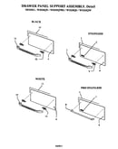 Drawer panel support assembly (wd24qb) (wd24qprs) (wd24qs) (wd24qw)