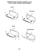 Drawer panel support assembly (wd27qb) (wd27qprs) (wd27qs) (wd27qw)