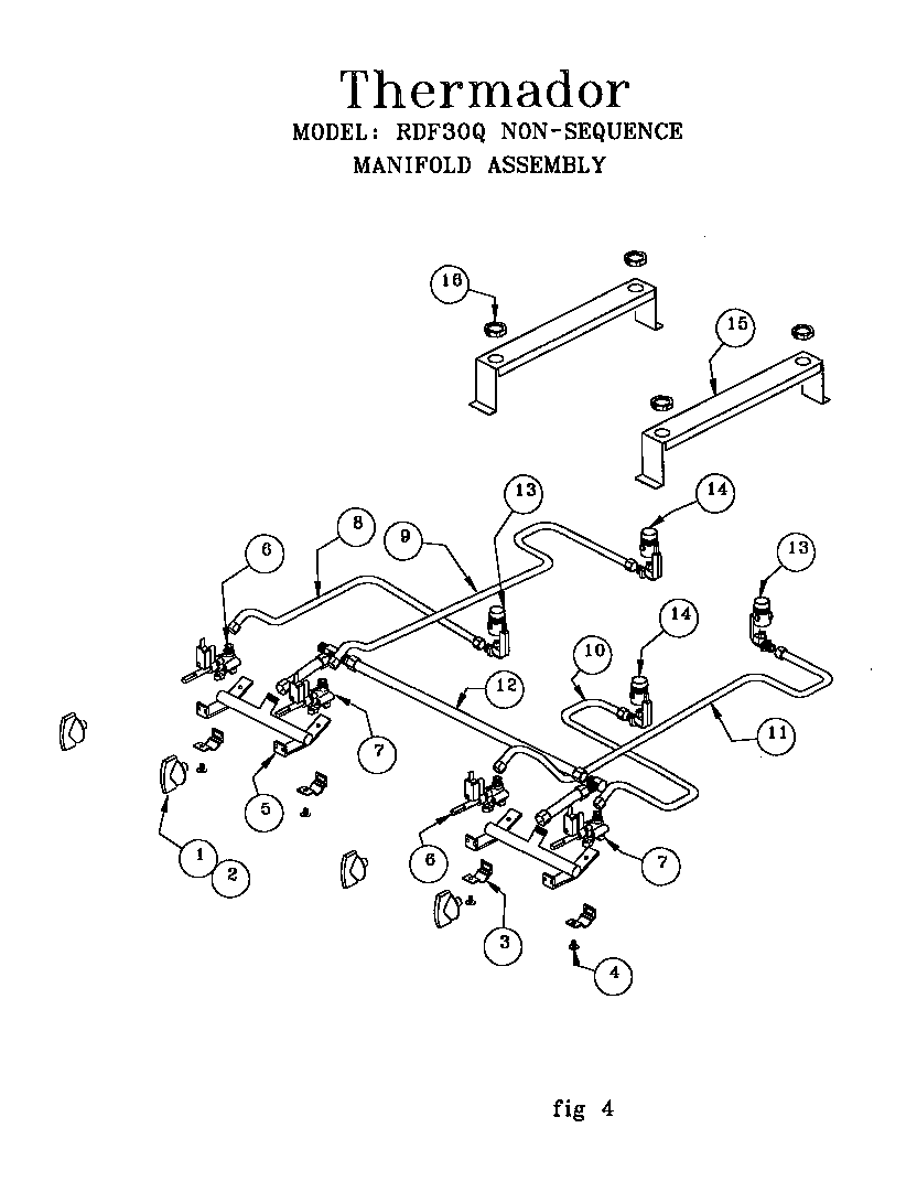 MANIFOLD ASSEMBLY (RDF30QB(PRIOR-9708)) (RDF30QW(PRIOR-9708))