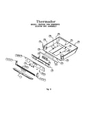 Burner box assembly (rdf30qb(prior-9708)) (rdf30qw(prior-9708))