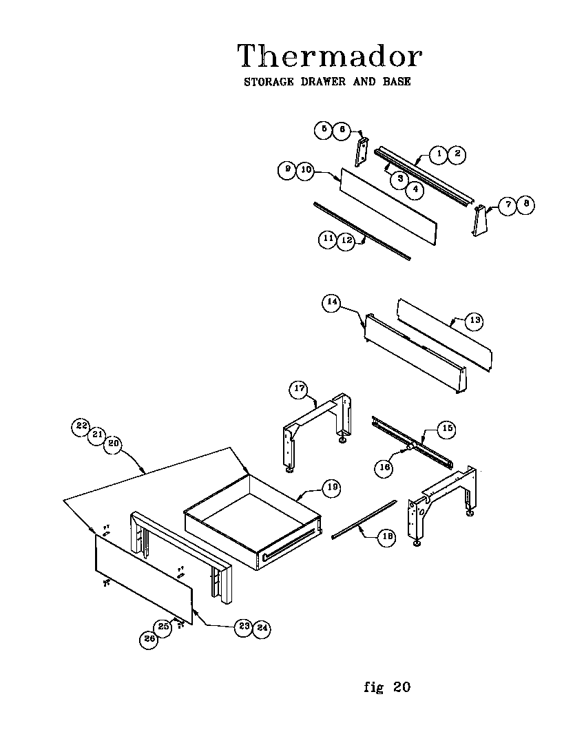 STORAGE DRAWER AND BASE