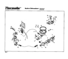 Thermador DW244UW pump and motor diagram