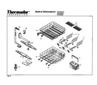 Thermador DW246UB racks diagram