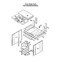 Thermador PRG366 oven body diagram