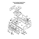 Thermador PRG366 oven cooktop controls diagram
