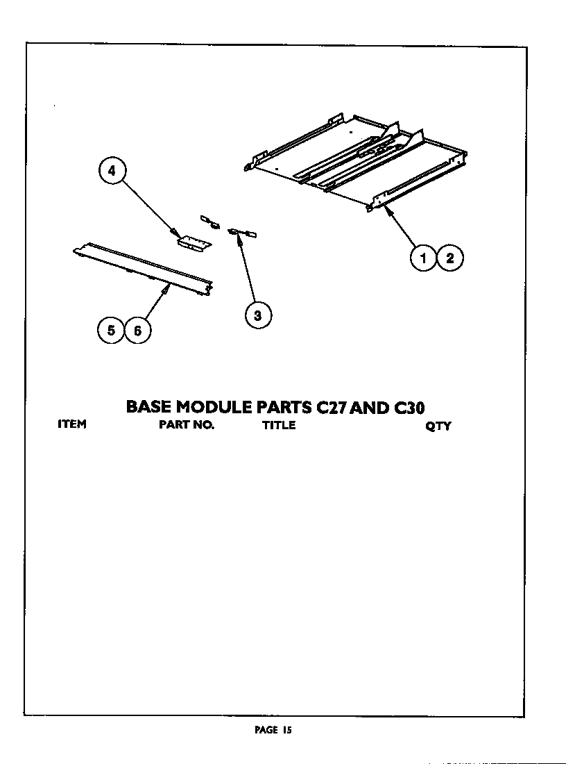 BASE MODULE, C27 AND C30