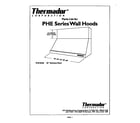 Thermador PHE30US cover diagram