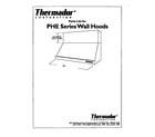 Thermador PHE36US cover diagram