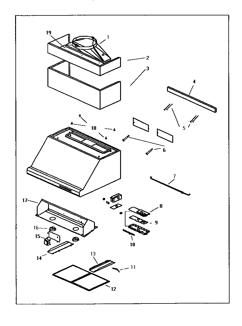 Wall hood
