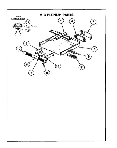 Mid plenum parts