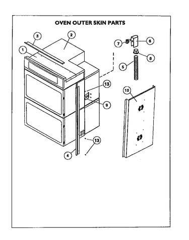 Oven outer skin