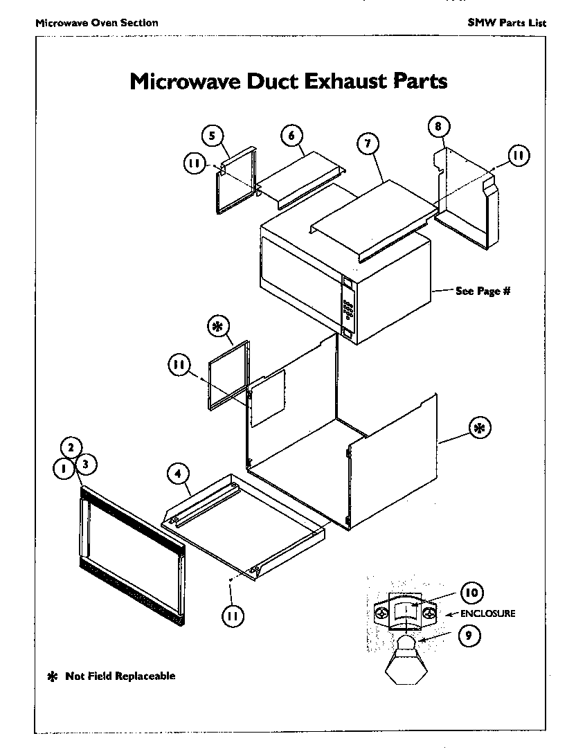 Microwave duct exhaust