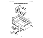 Thermador CGBD30RX outer burner box gas parts diagram
