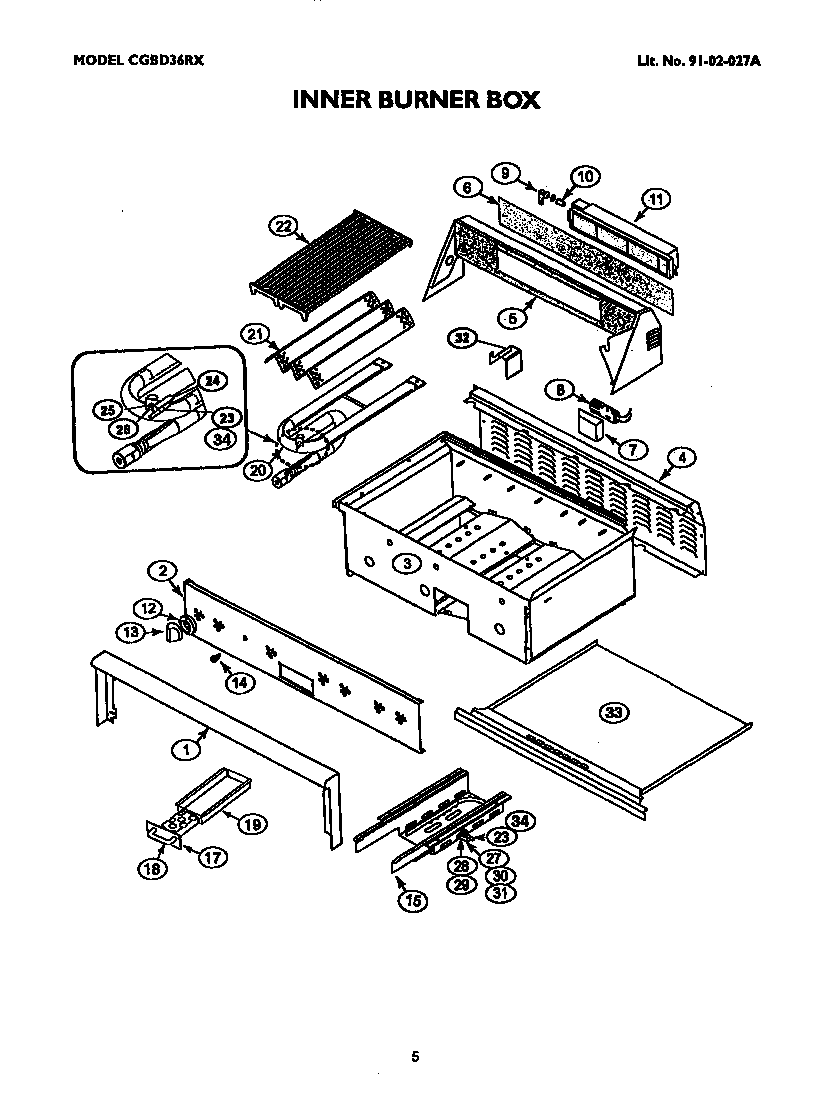 INNER BURNER BOX