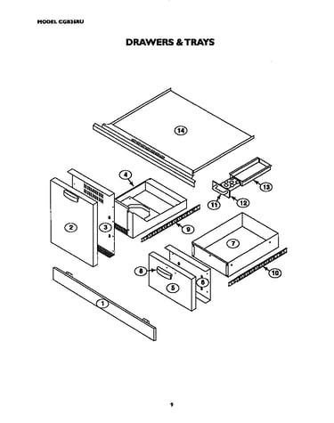 Drawers and trays