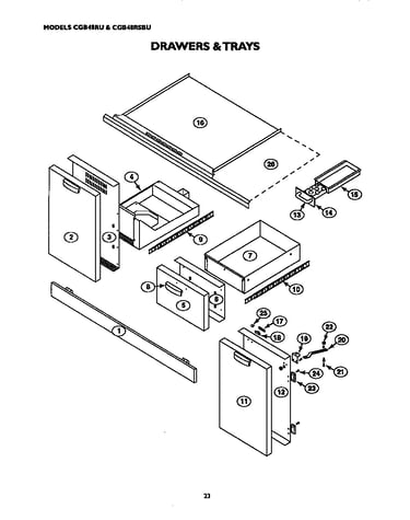 Drawers and trays