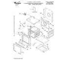 Whirlpool RBD245PDT9 lower oven/literature diagram