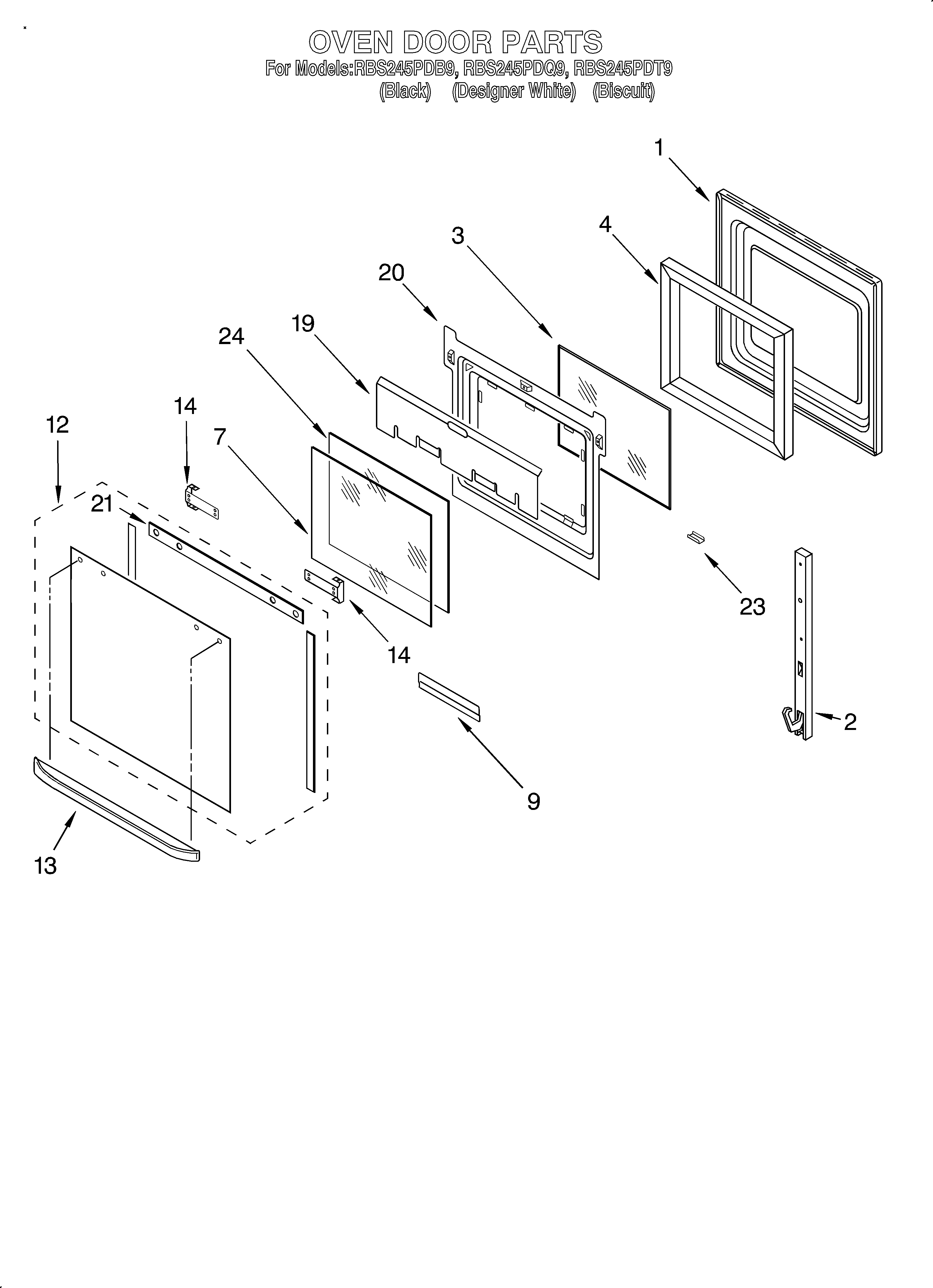 Oven door