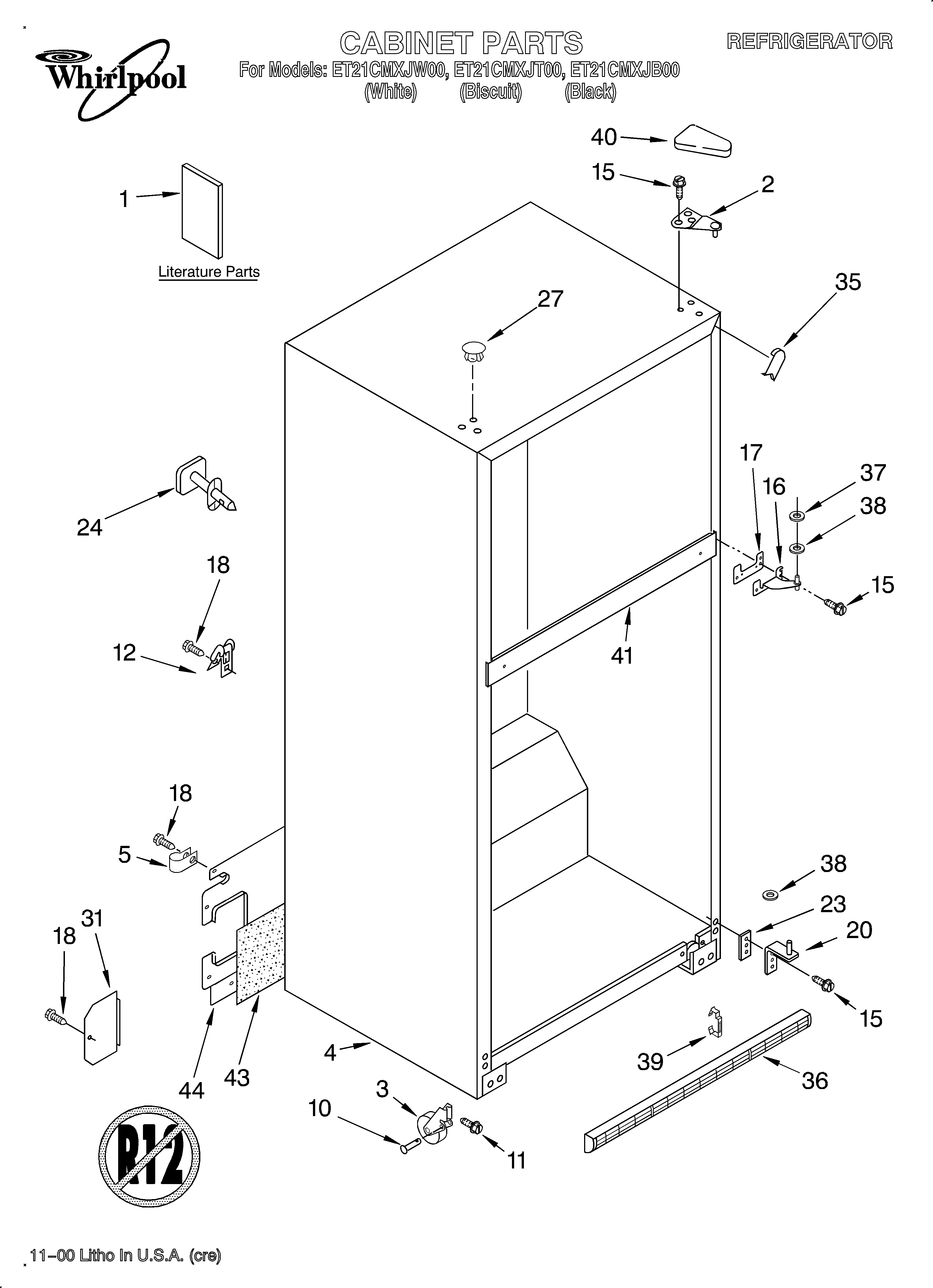 Cabinet/literature